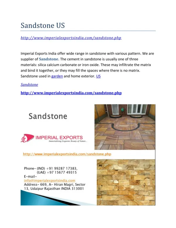 Sandstone US