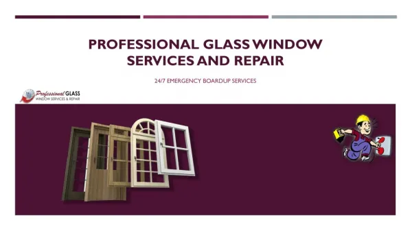 Hire a Specialist of Window Glass Repairer in Baltimore MD | Professional Glass Repair