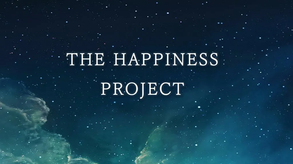 the happiness project