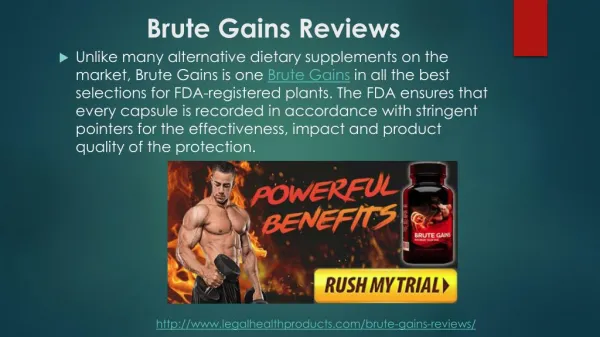 Read Brute Gains Reviews, Side Effects and Result