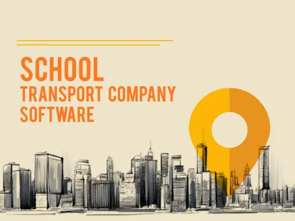 School Transport Company Software from TrackSchoolBus