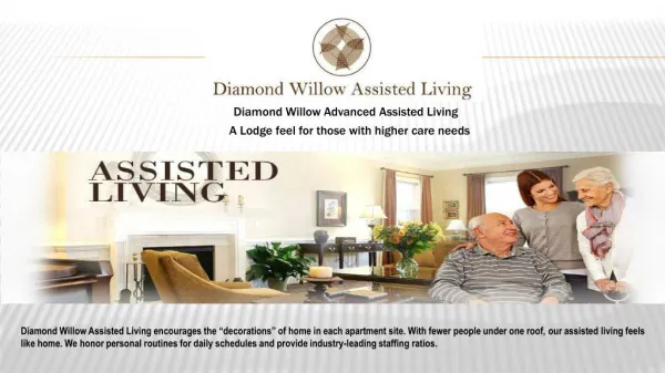 Memory Care- Diamond Willow Assisted Living
