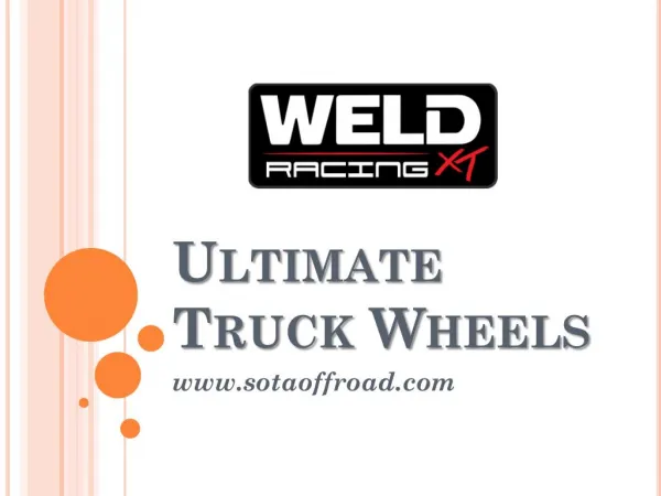 Ultimate Truck Wheels - www.sotaoffroad.com
