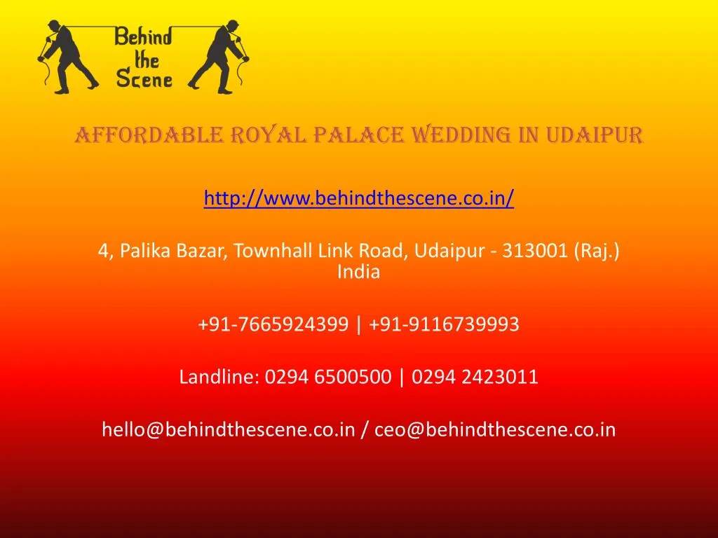 affordable royal palace wedding in udaipur