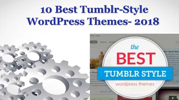 10 Best Tumblr-Style WordPress Themes- 2018