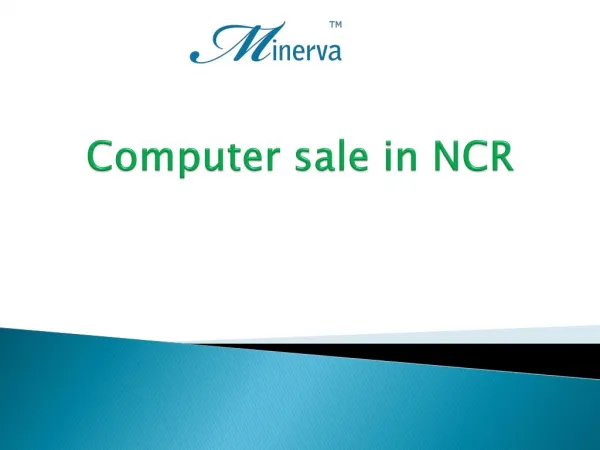 Computer sale in NCR