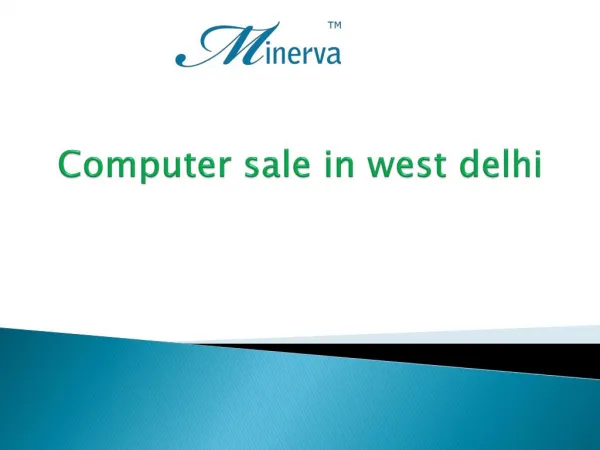 Computer sale in west delhi