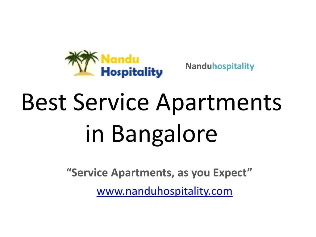 best service apartments in bangalore