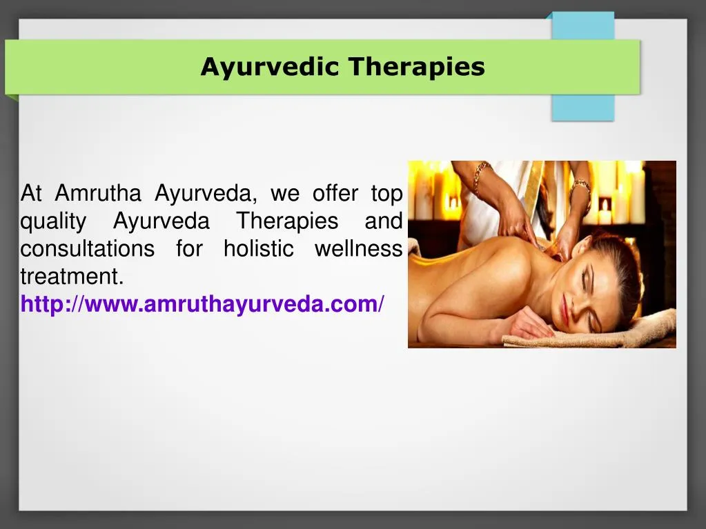 ayurvedic therapies