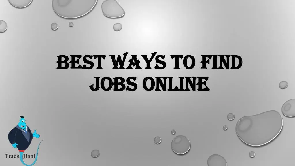best ways to find jobs online