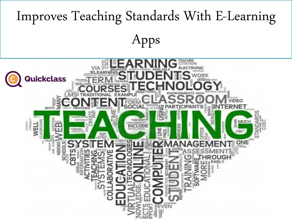 improves teaching standards with e learning apps