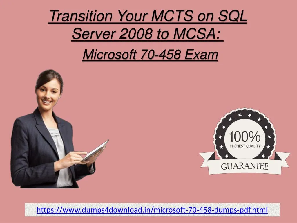 transition your mcts on sql server 2008 to mcsa