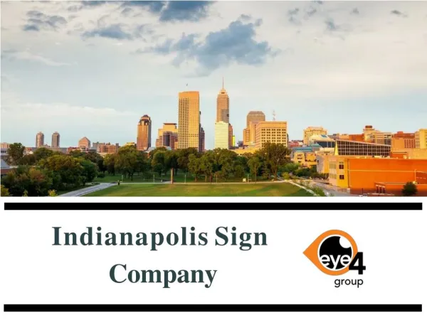 Indianapolis Signage Installation Company