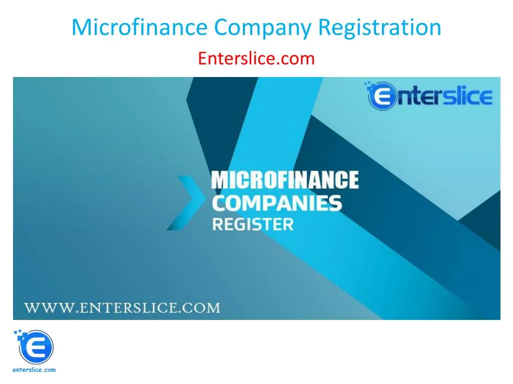 microfinance company registration