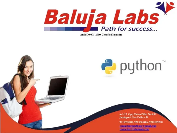 Python Programming Course in janak puri, New Delhi