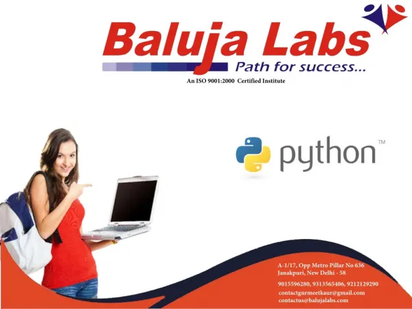 Python Programming Course janakpuri, New Delhi
