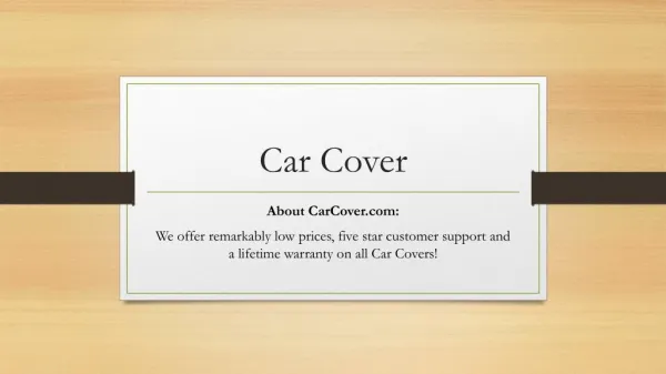 cheap car covers