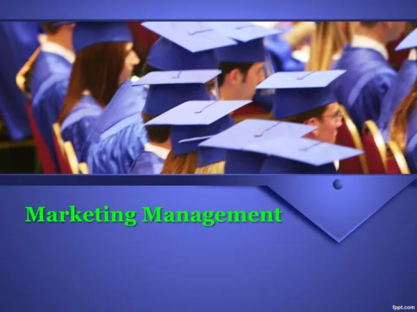 marketing management