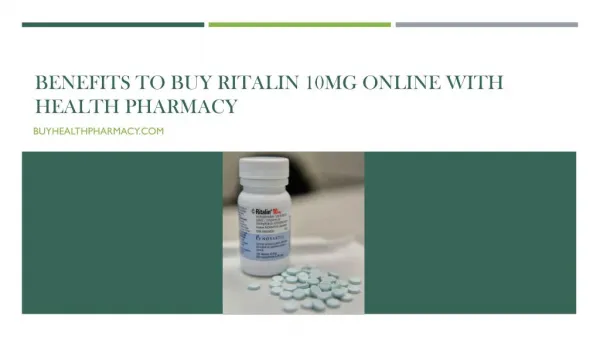 Buy Ritalin online | available at online store | Health Pharmacy
