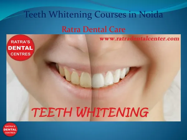 Teeth Whitening Courses in Noida