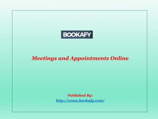 Meetings and Appointments Online