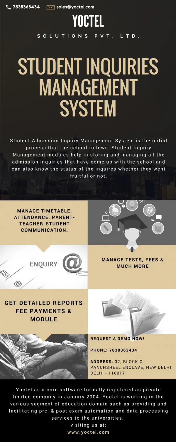 Student Enquiry Management Software