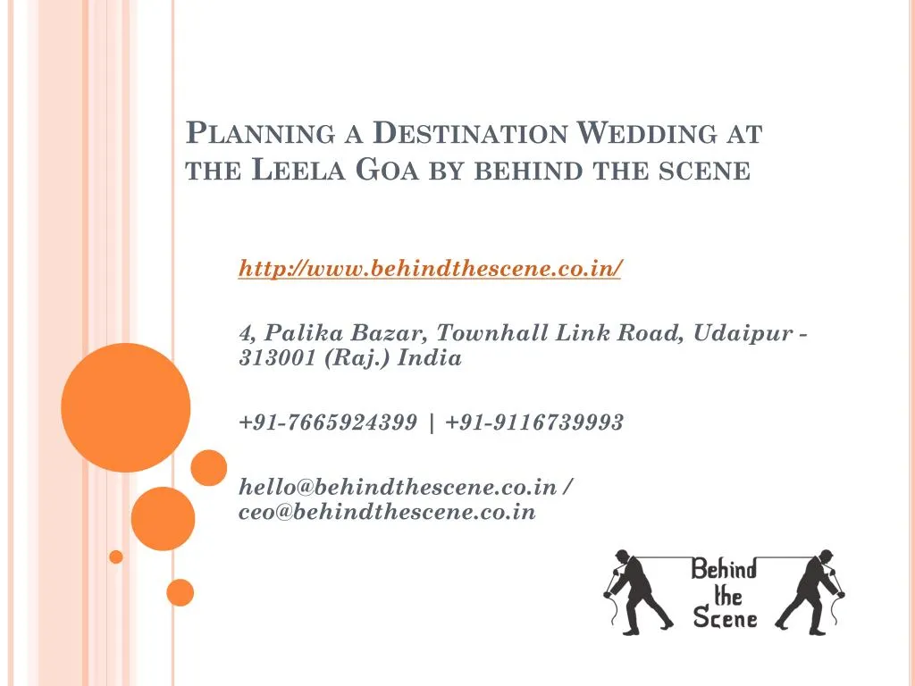 planning a destination wedding at the leela goa by behind the scene