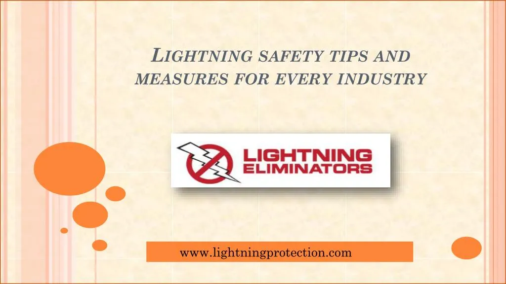 lightning safety tips and measures for every industry