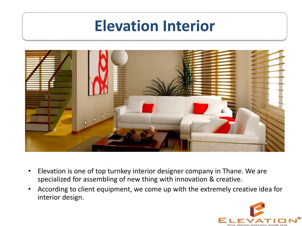 elevation is one of top turnkey interior designer