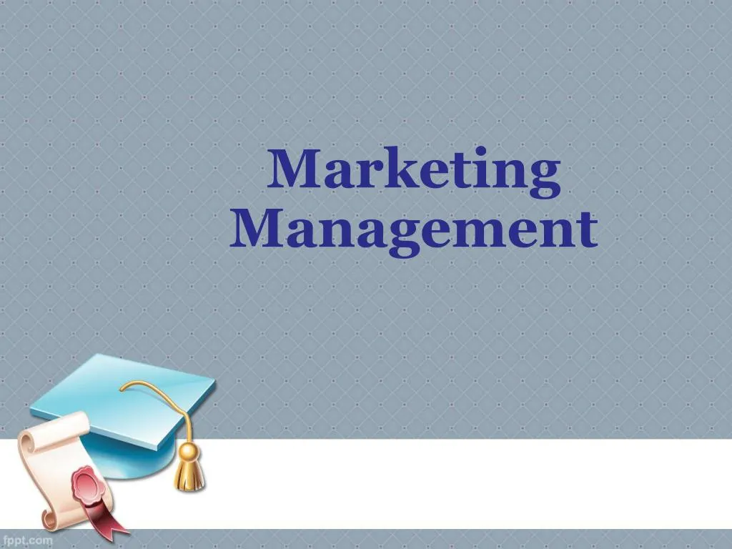 marketing management