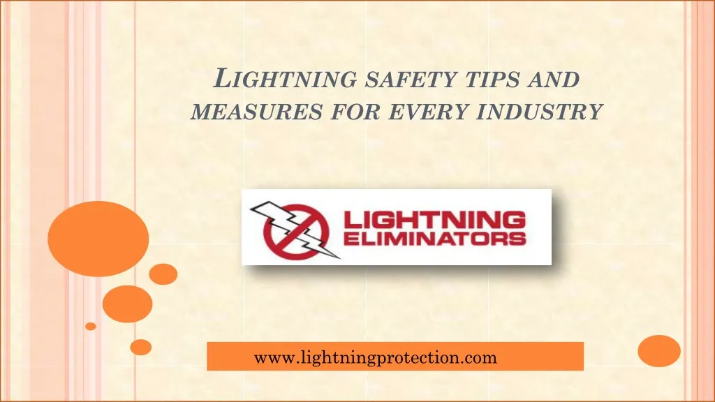 l ightning safety tips and measures for every