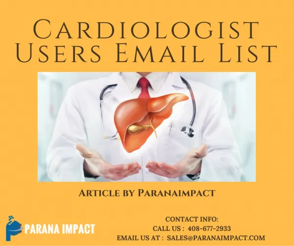 Cardiologist Users Email List| Cardiologist Marketing List in USA