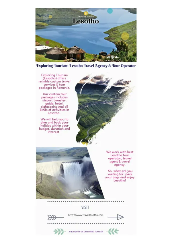 Exploring Tourism: Lesotho Tour Operator & Lesotho Travel Agent