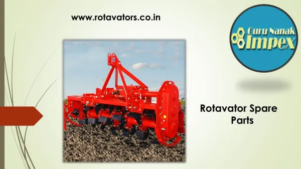 Rotavator Spare Parts Manufacturer