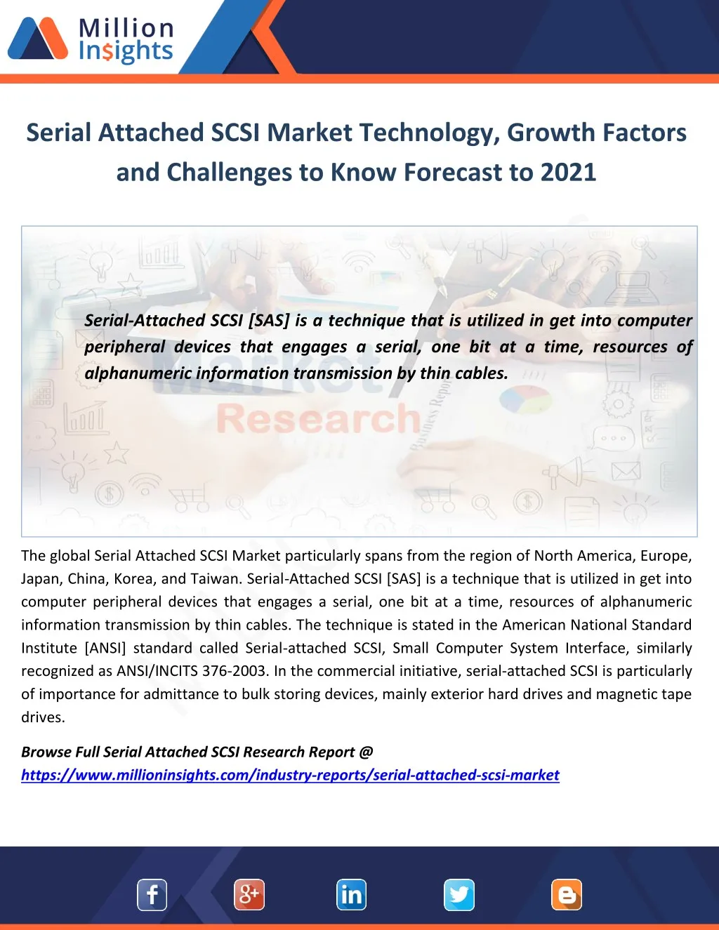 serial attached scsi market technology growth