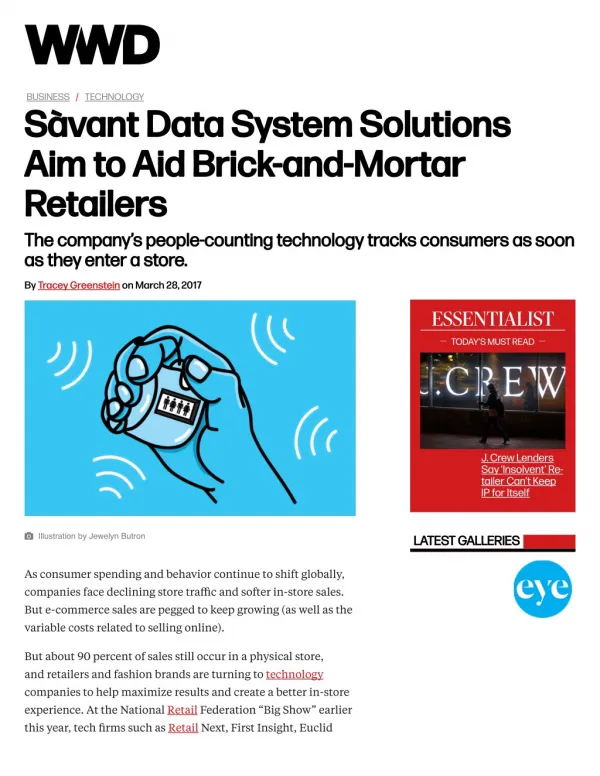 Sàvant Data System Solutions Aim to Aid Brick­and­Mortar Retailers