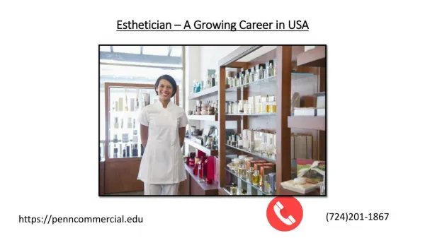 Estheticians - what, why, how - Penn Commercial