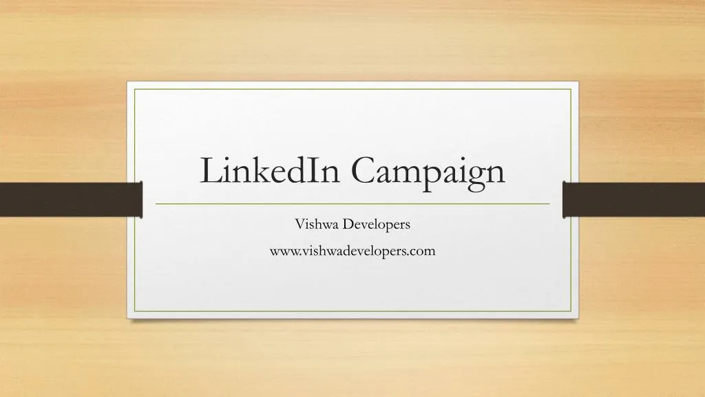 linkedin campaign