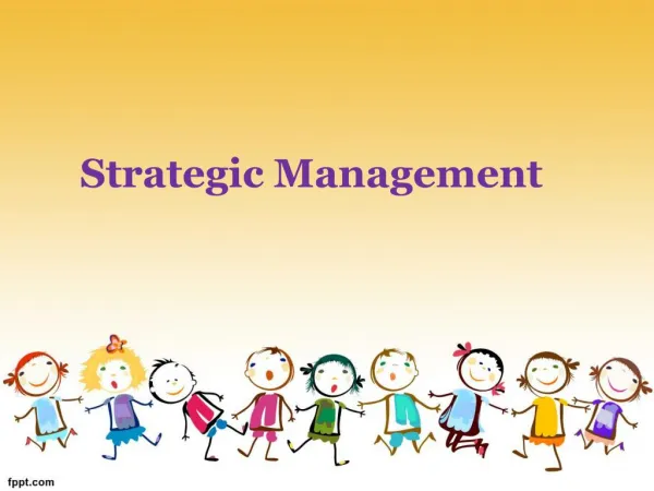 strategic management