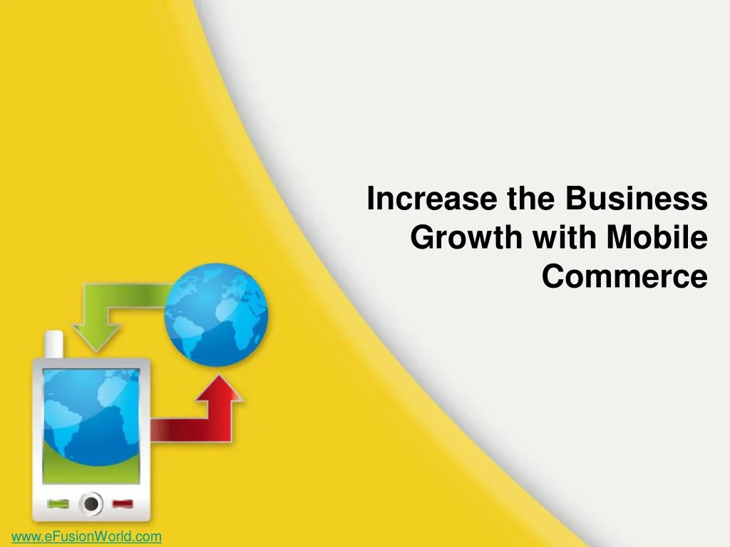 increase the business growth with mobile commerce