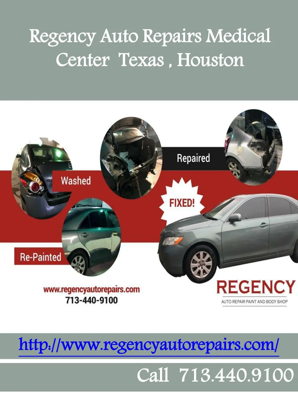 regency auto repairs medical center texas houston