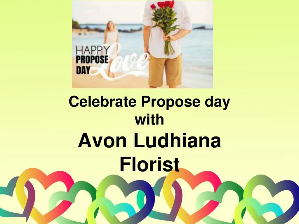 celebrate propose day with avon ludhiana florist
