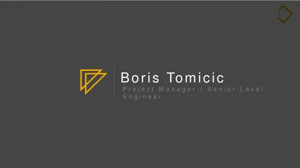 Boris Tomicic - Principal Engineer at EngineerZoom, Inc.