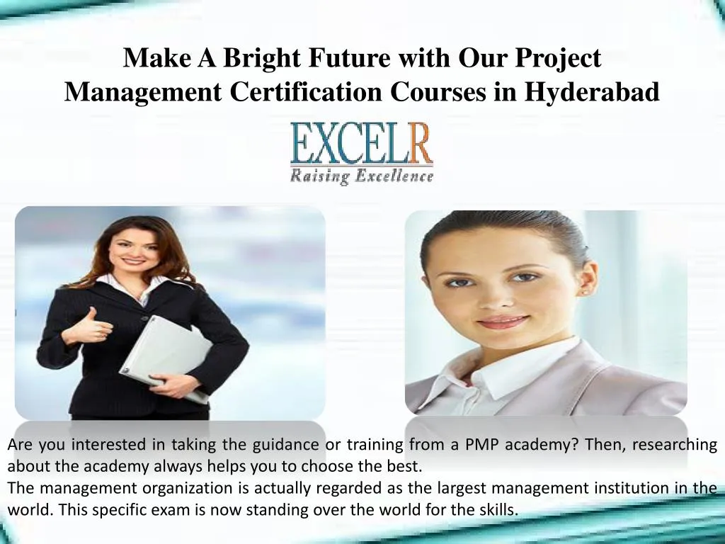 make a bright future with our project management