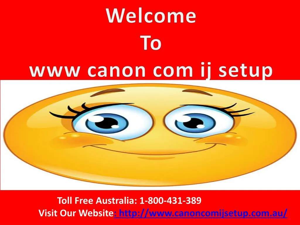 welcome to www canon com ij setup