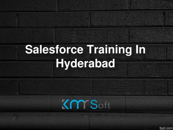 Salesforce CRM Training In Hyderabad, Salesforce Training Institutes in Hyderabad, Salesforce Online Training In Hyderab