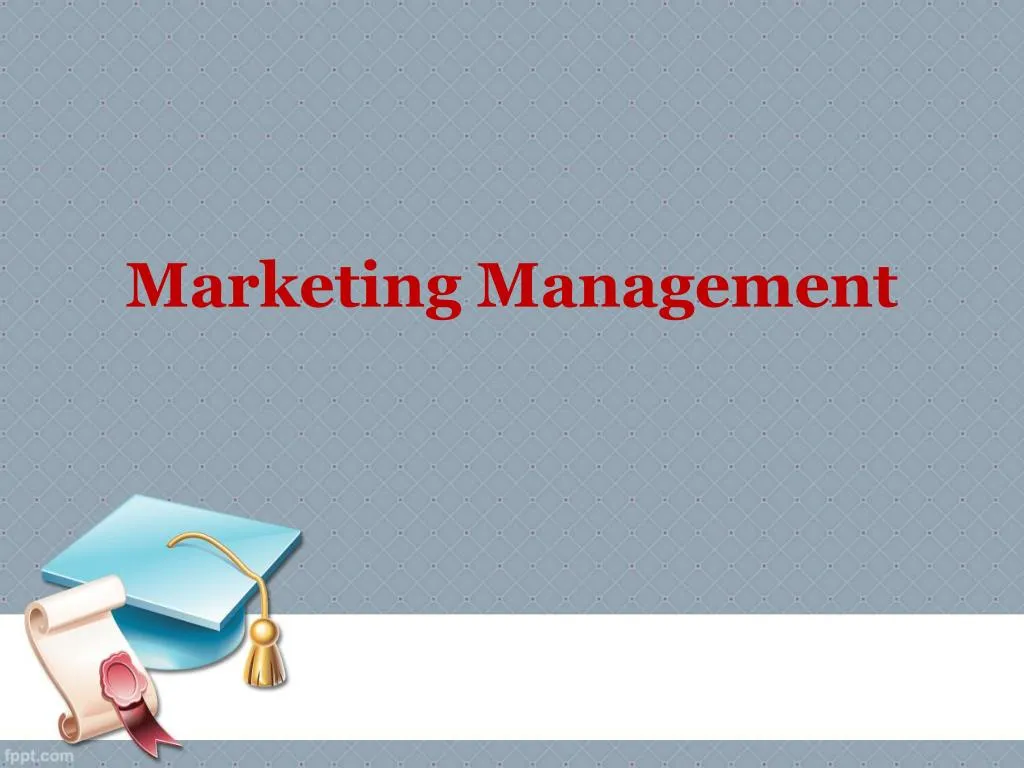 marketing management