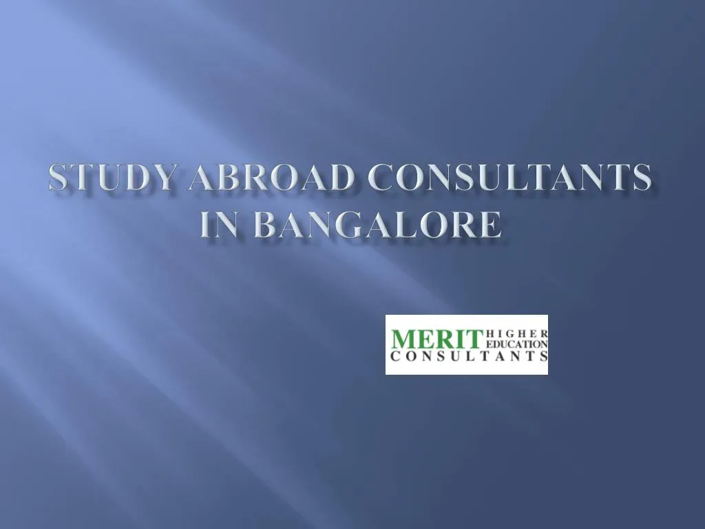 study abroad consultants in bangalore