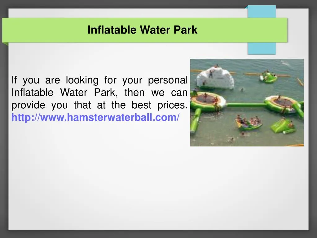 inflatable water park