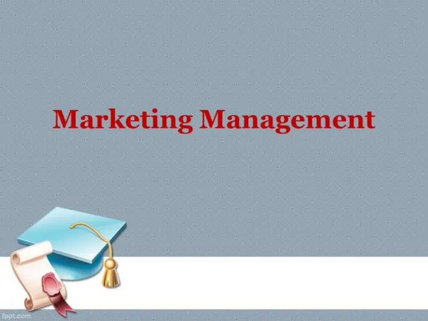 marketing management